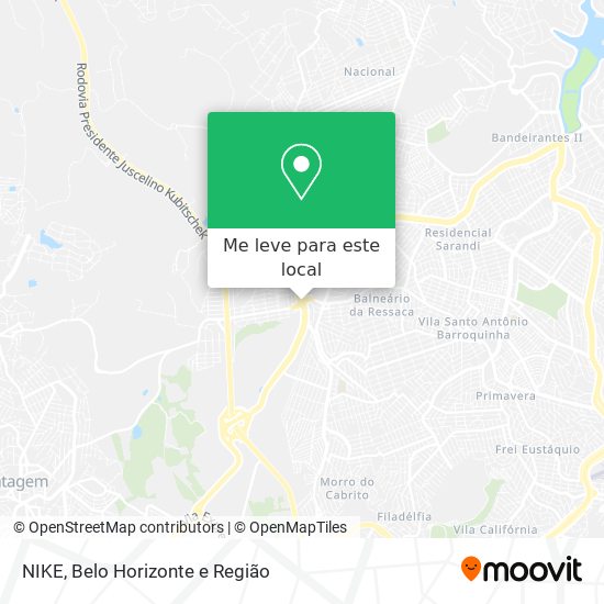 NIKE mapa