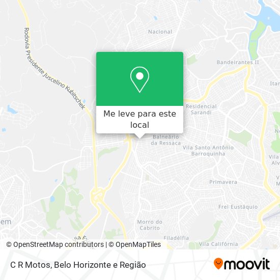 C R Motos mapa