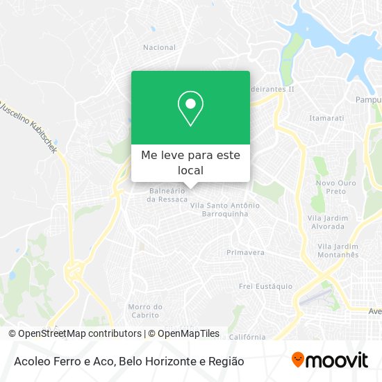Acoleo Ferro e Aco mapa
