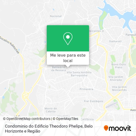 Condominio do Edificio Theodoro Phelipe mapa