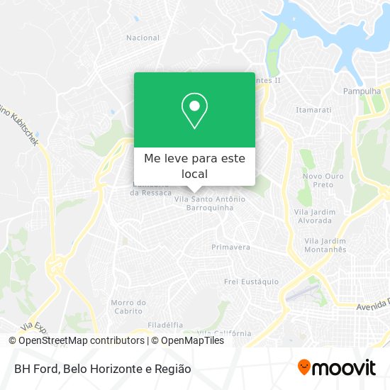 BH Ford mapa