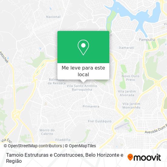 Tamoio Estruturas e Construcoes mapa