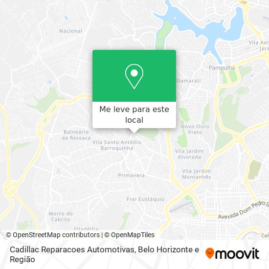 Cadillac Reparacoes Automotivas mapa