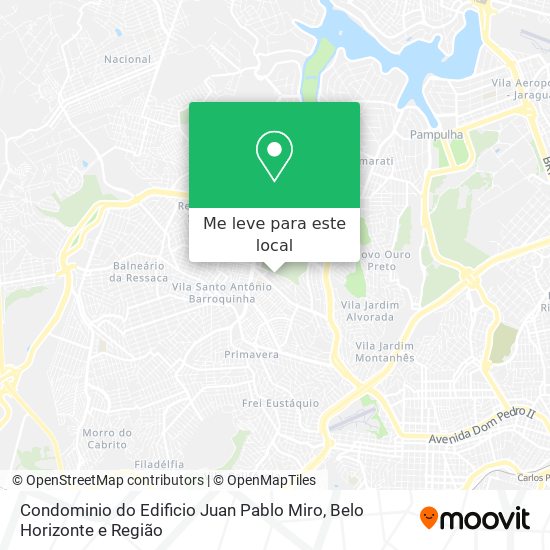 Condominio do Edificio Juan Pablo Miro mapa