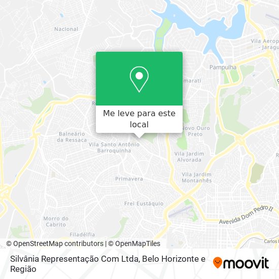 Silvânia Representação Com Ltda mapa