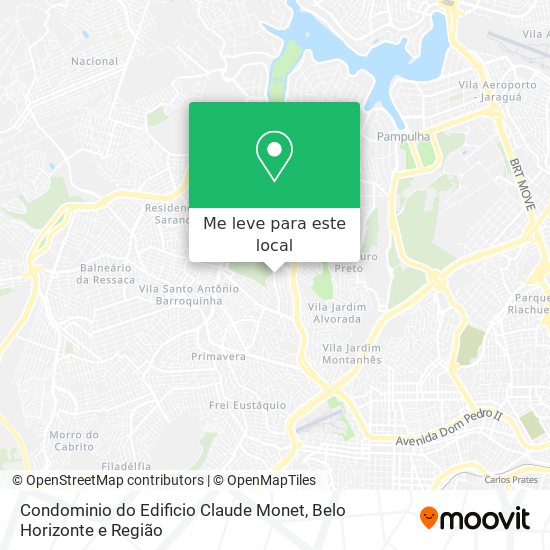 Condominio do Edificio Claude Monet mapa