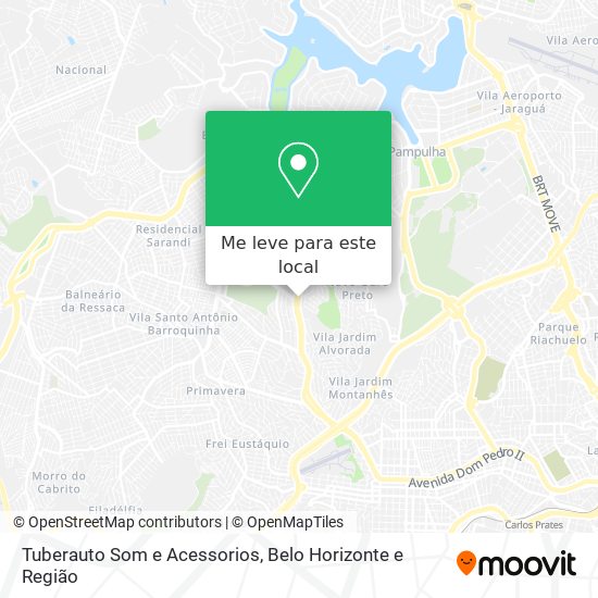 Tuberauto Som e Acessorios mapa