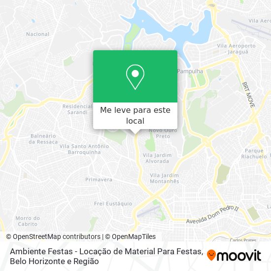 Ambiente Festas - Locação de Material Para Festas mapa