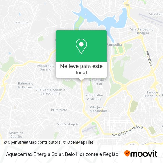 Aquecemax Energia Solar mapa
