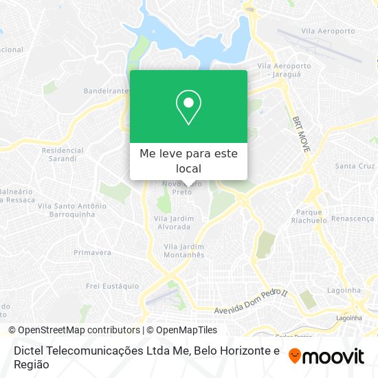 Dictel Telecomunicações Ltda Me mapa