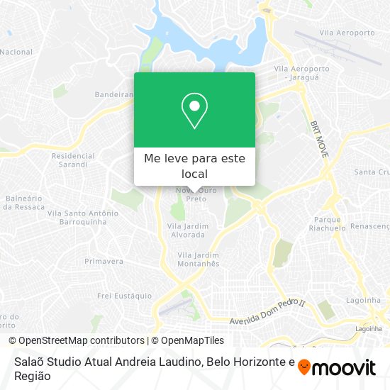 Salaõ Studio Atual Andreia Laudino mapa