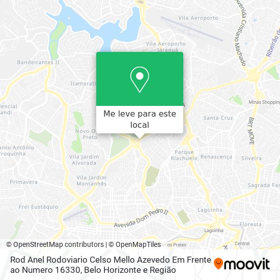 Rod Anel Rodoviario Celso Mello Azevedo Em Frente ao Numero 16330 mapa