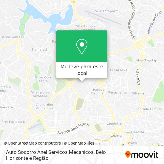 Auto Socorro Anel Servicos Mecanicos mapa