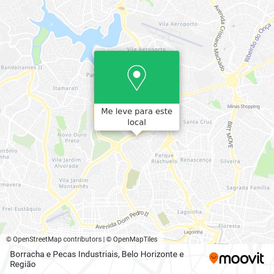 Borracha e Pecas Industriais mapa