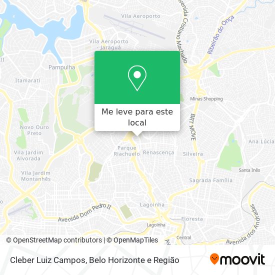 Cleber Luiz Campos mapa