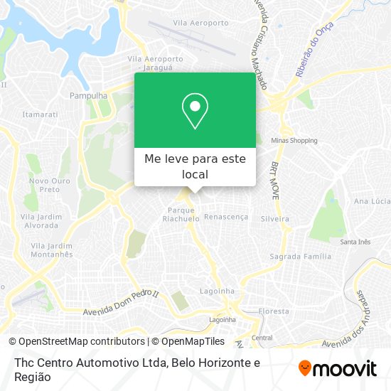 Thc Centro Automotivo Ltda mapa