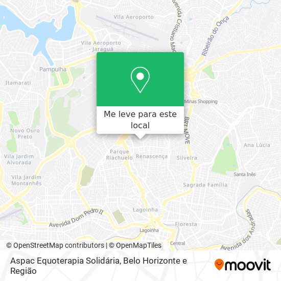 Aspac Equoterapia Solidária mapa