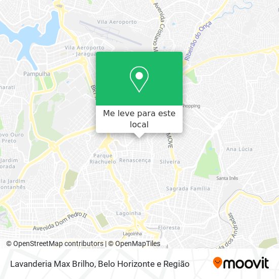 Lavanderia Max Brilho mapa