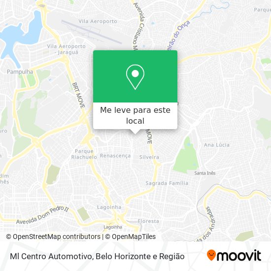 Ml Centro Automotivo mapa