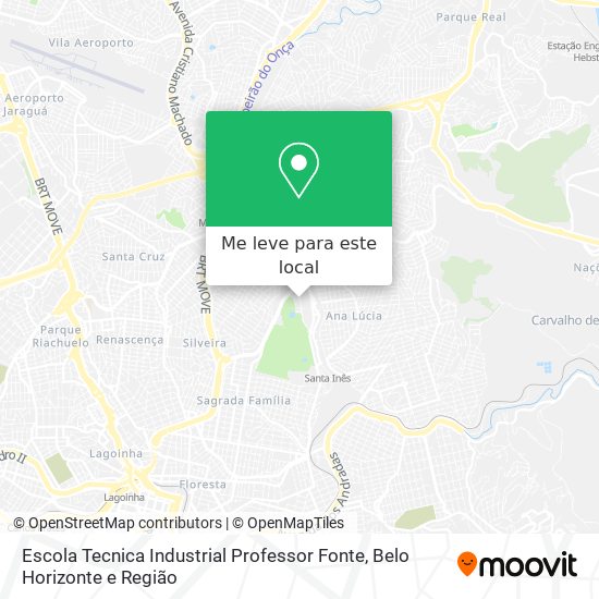 Escola Tecnica Industrial Professor Fonte mapa