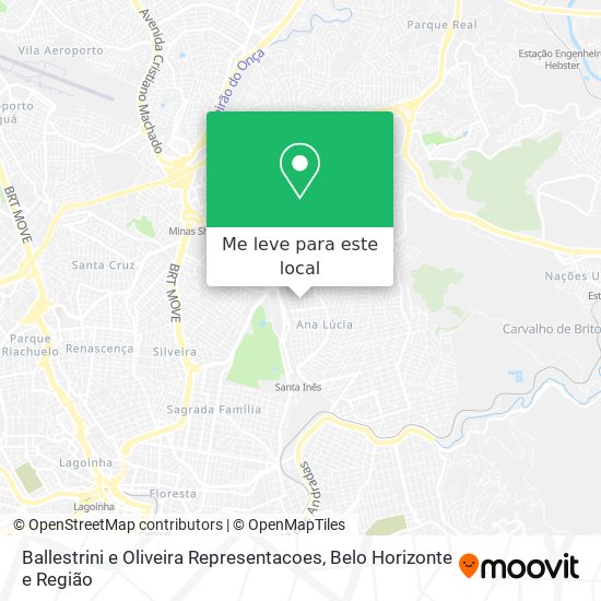 Ballestrini e Oliveira Representacoes mapa