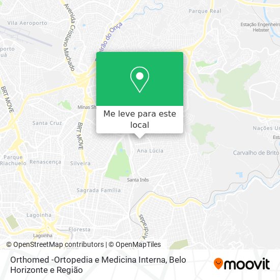Orthomed -Ortopedia e Medicina Interna mapa