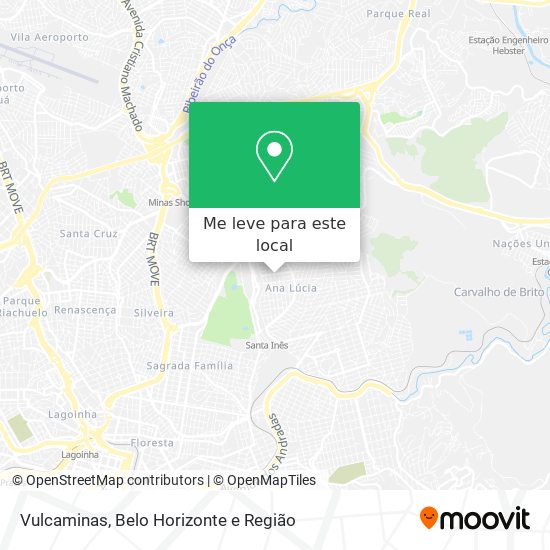 Vulcaminas mapa