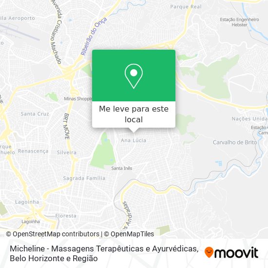 Micheline - Massagens Terapêuticas e Ayurvédicas mapa