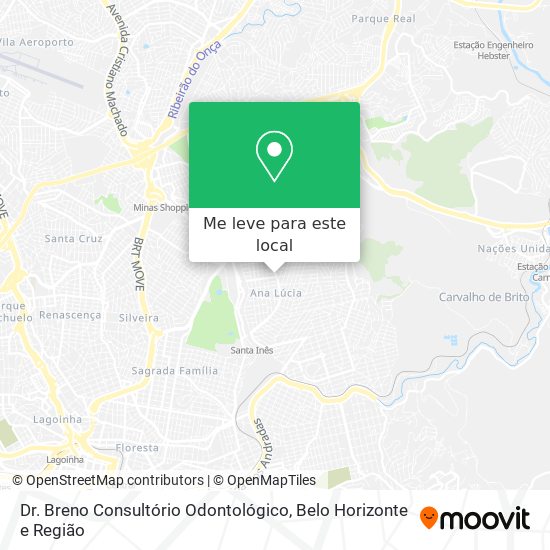 Dr. Breno Consultório Odontológico mapa
