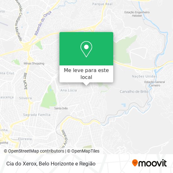 Cia do Xerox mapa