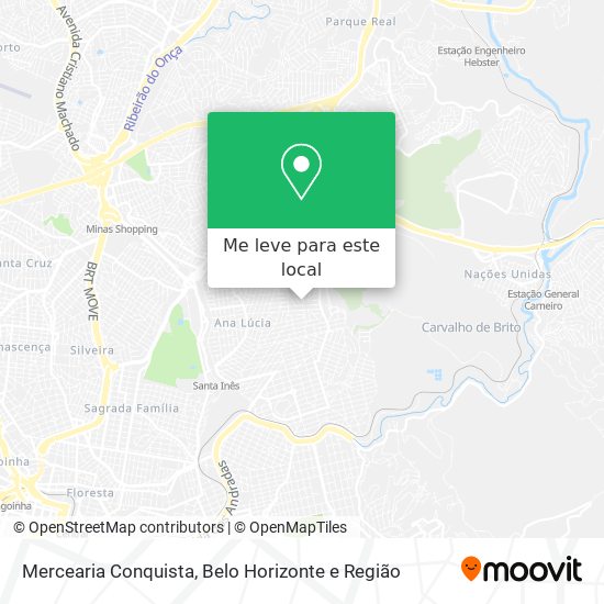 Mercearia Conquista mapa