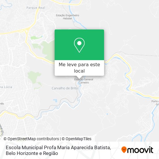 Escola Municipal Profa Maria Aparecida Batista mapa
