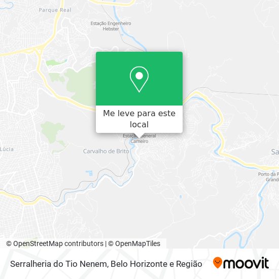 Serralheria do Tio Nenem mapa