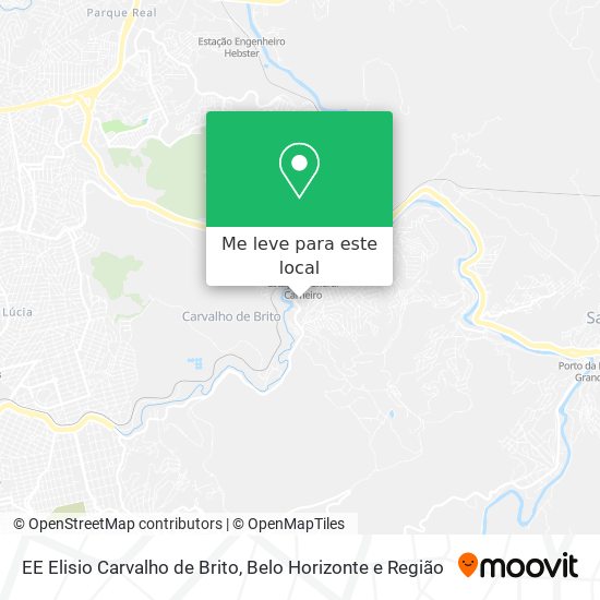 EE Elisio Carvalho de Brito mapa