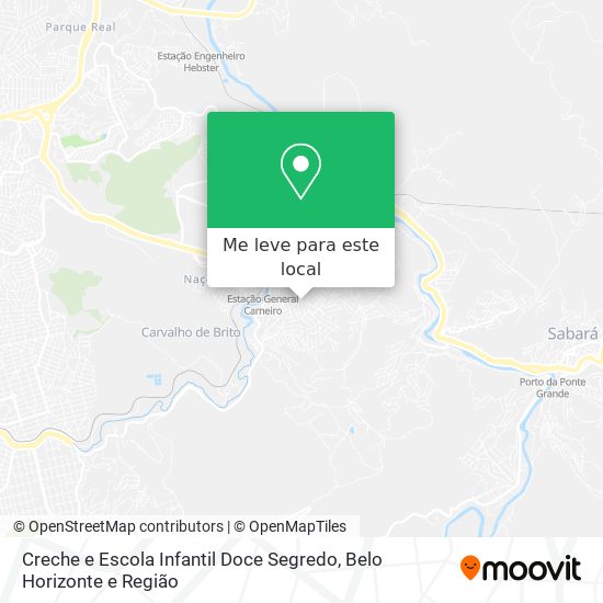 Creche e Escola Infantil Doce Segredo mapa