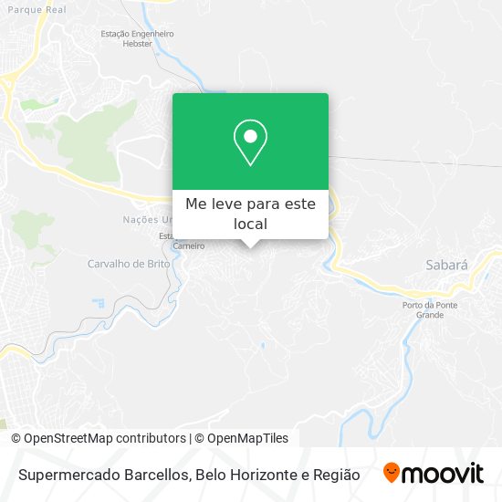 Supermercado Barcellos mapa