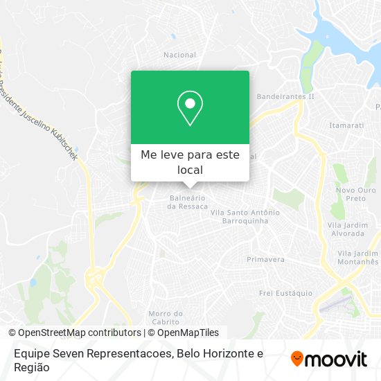 Equipe Seven Representacoes mapa