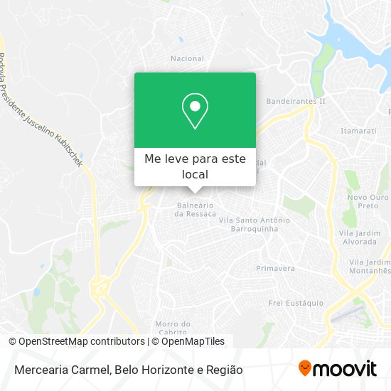 Mercearia Carmel mapa