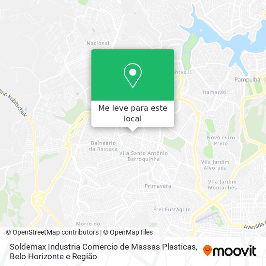 Soldemax Industria Comercio de Massas Plasticas mapa