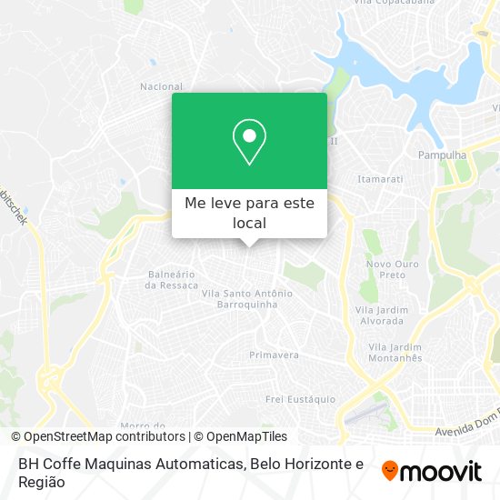 BH Coffe Maquinas Automaticas mapa
