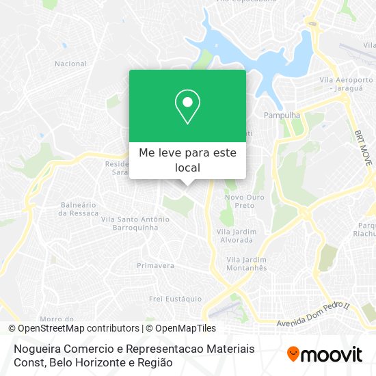 Nogueira Comercio e Representacao Materiais Const mapa