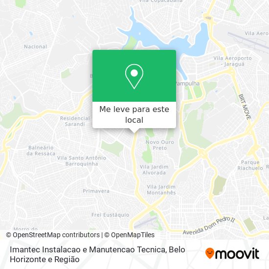 Imantec Instalacao e Manutencao Tecnica mapa