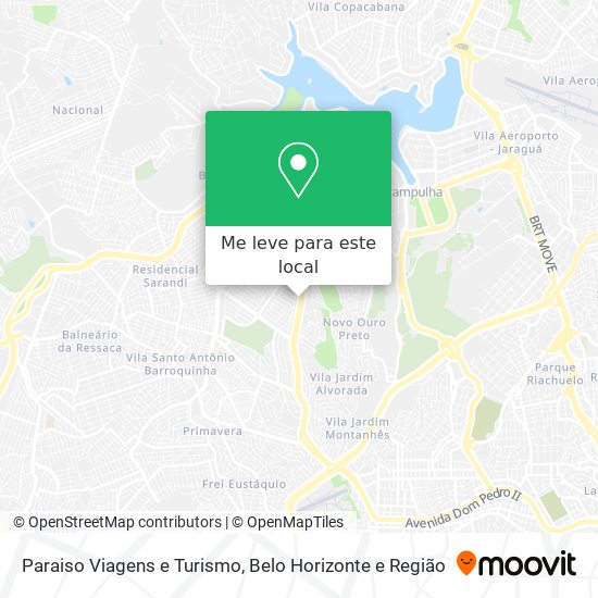 Paraiso Viagens e Turismo mapa