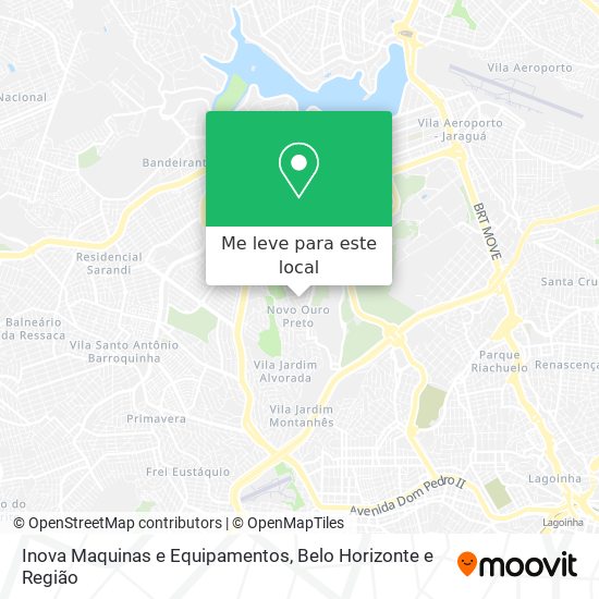 Inova Maquinas e Equipamentos mapa