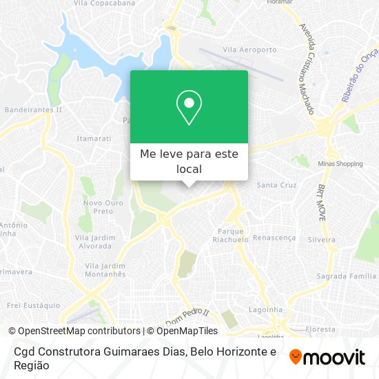 Cgd Construtora Guimaraes Dias mapa