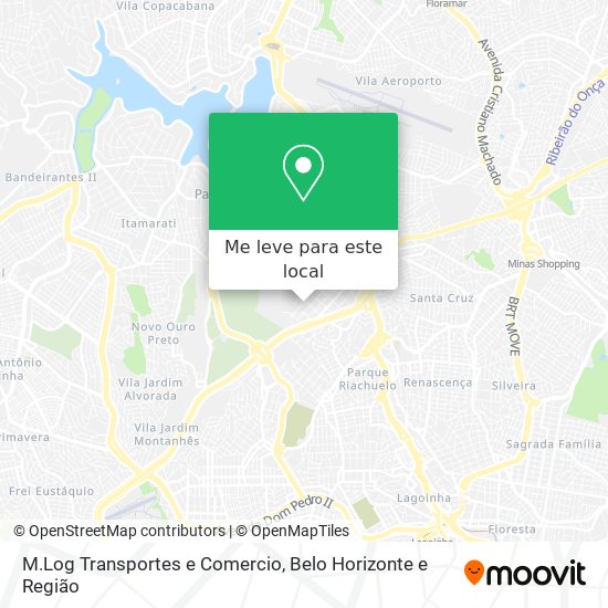 M.Log Transportes e Comercio mapa
