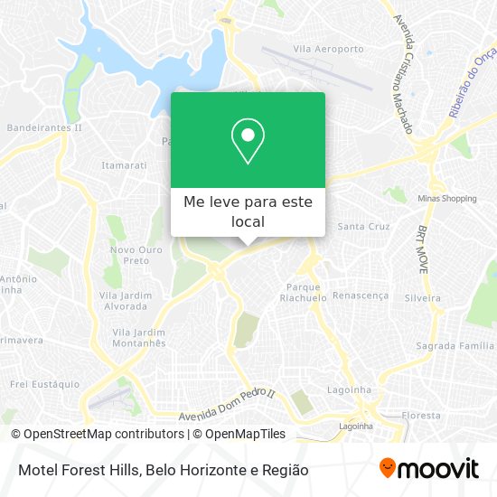 Motel Forest Hills mapa