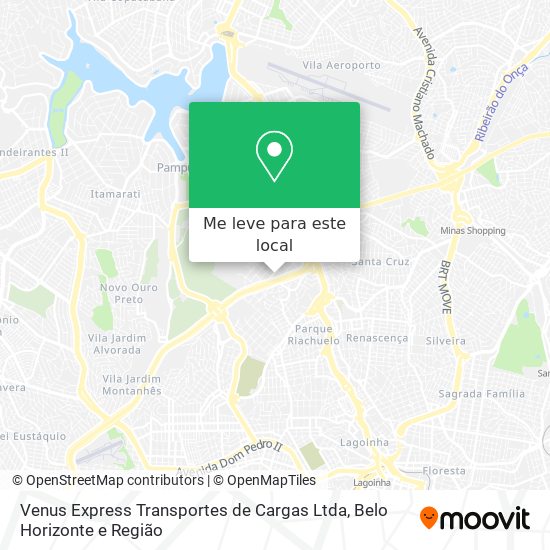 Venus Express Transportes de Cargas Ltda mapa