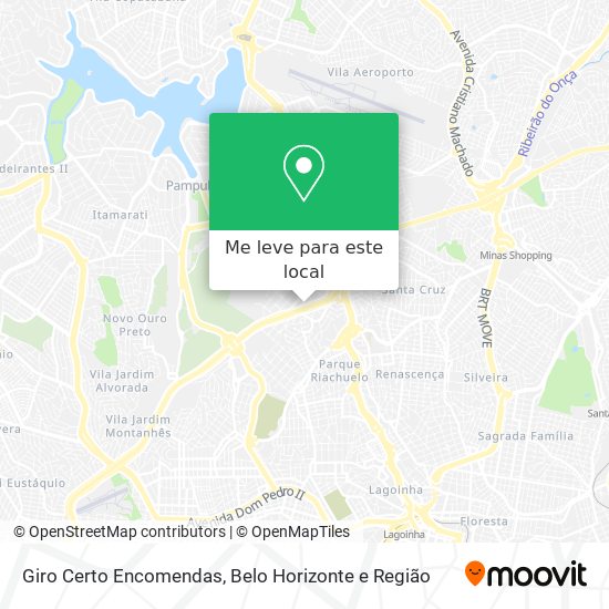 Giro Certo Encomendas mapa