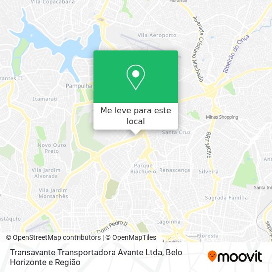 Transavante Transportadora Avante Ltda mapa